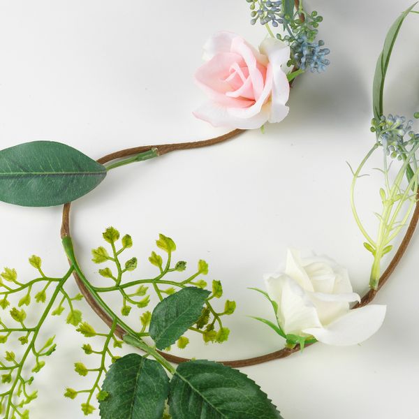 Искусственная гирлянда, Роза розовый 2.5 м IKEA INBJUDEN ИНБЬЮДЕН 904.914.28 - фото 2