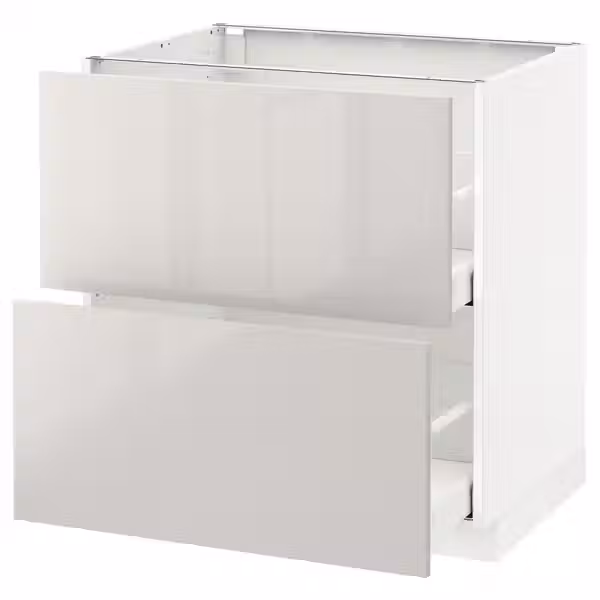 METOD / MAXIMERA Напольн шкаф 2фрнт/2выс ящ - фото 1