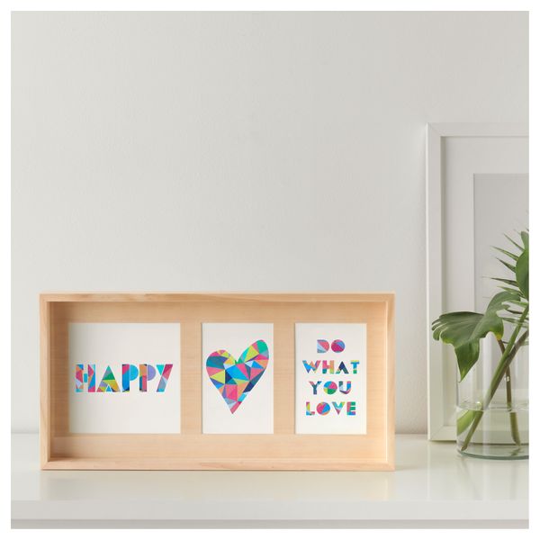 Рама для 3 фотографий БРЕДАРЮД, сосна - фото 3