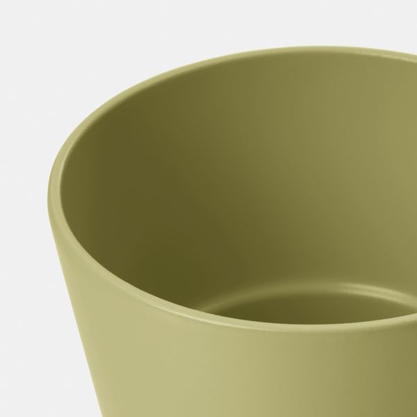 Кашпо, зеленый 12 см IKEA PAPAJA ПАПАЙА 604.217.00 - схема-чертеж с размерами