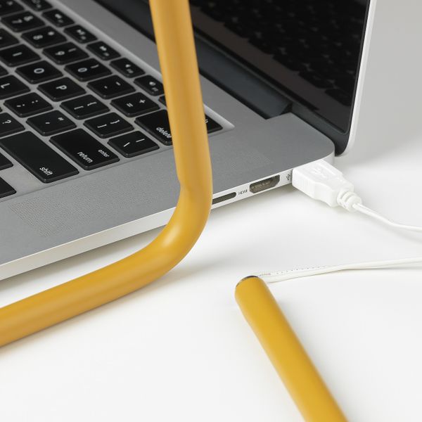 Рабочая лампа, светодиодная, желтый/серебристый IKEA HÅRTE ХОРТЕ 604.469.89 - фото 4