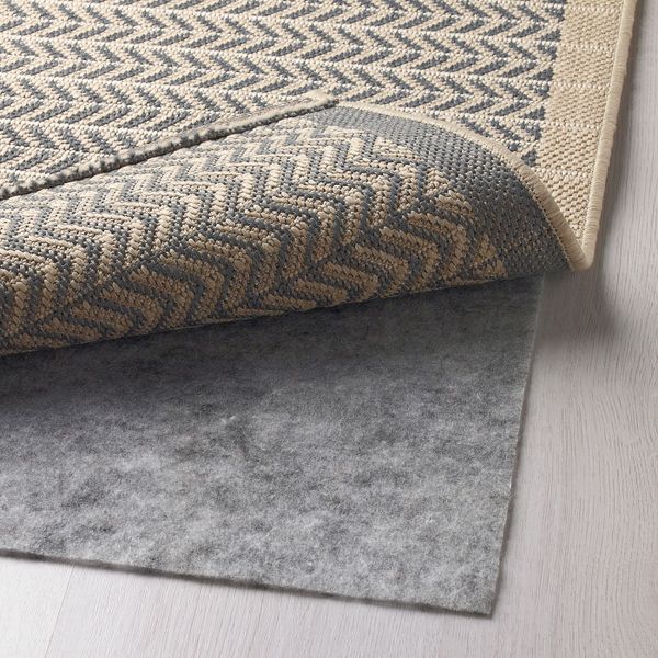Ковер безворсовый, для/дома/улицы, бежевый, 200x250 см IKEA ЛОББЭК 503.708.57 - схема-чертеж с размерами