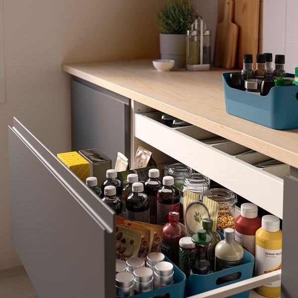 UPPDATERA Контейнер - серо-синий 24x17 см - фото 3