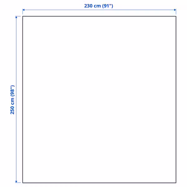 INDIRA Покрывало - неокрашенный/небеленый хлопок 230x250 см - фото 4