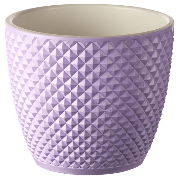 Горшок цветочный, светло-сиреневый 15 см IKEA PALSTERNACKA ПАЛСТЕРНАККА 404.659.93 - фото 1