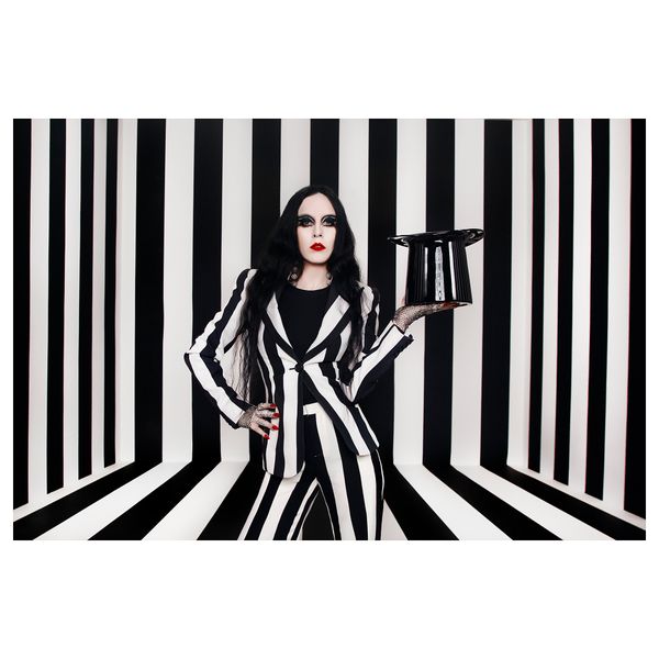 Ваза ОМЕДЕЛЬБАР, стекло черный (19 см) - схема-чертеж с размерами