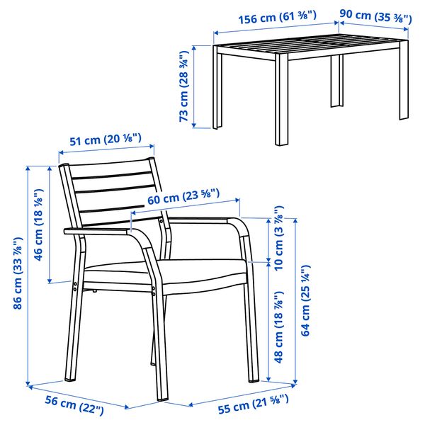 IKEA в интерьере - схема-чертеж с размерами