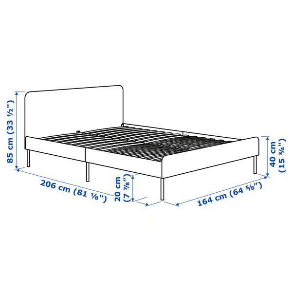IKEA, дополнительный ракурс - схема-чертеж с размерами