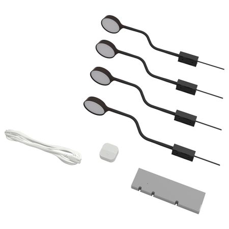 Комплект освещения, черный IKEA TRÅDFRI ТРОДФРИ, YTBERG 295.203.83