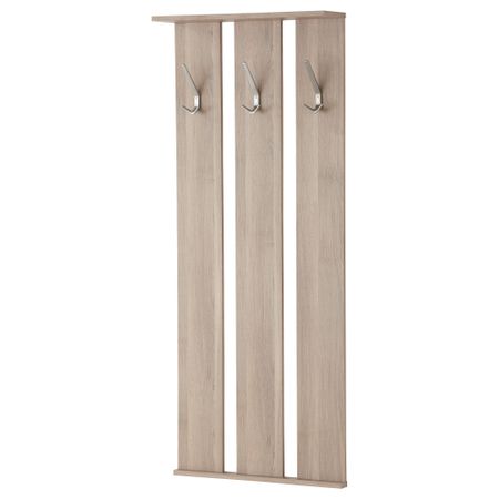 Настенная панель с крючками ТОДАЛЕН, серо-коричневый