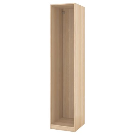 PAX Каркас гардероба - под беленый дуб 50x58x236 см