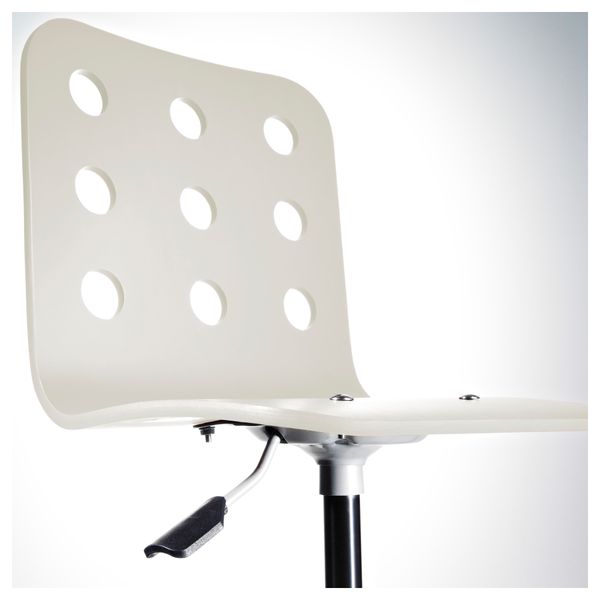 Детский стул для письменного стола ЮЛЕС, белый, серебристый - фото 5