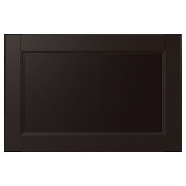 Фронтальная панель ящика ЛАКСАРБИ, черно-коричневый - схема-чертеж с размерами