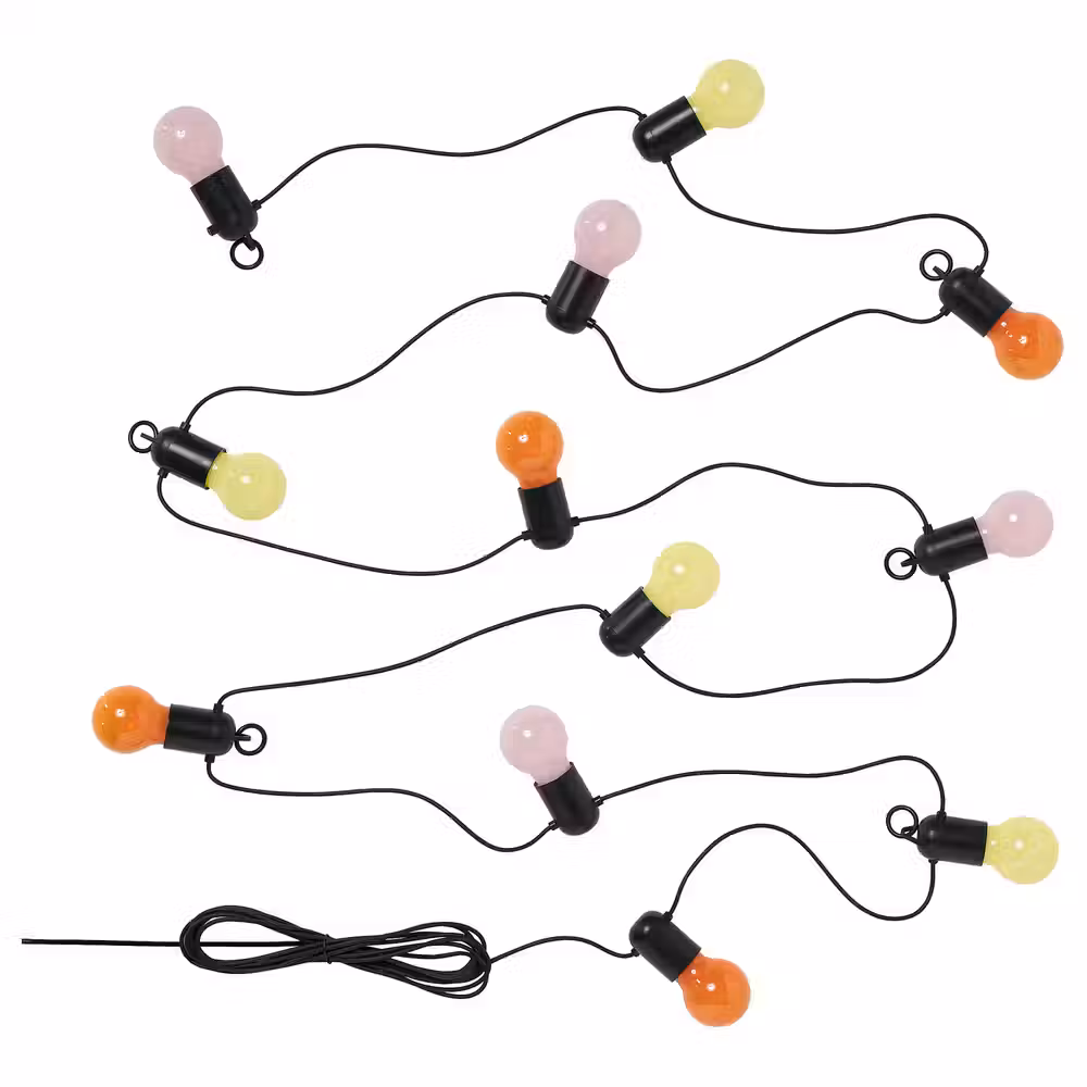 SOLVINDEN Гирлянда, 12 светодиодов - для сада/разноцветный - фото 1