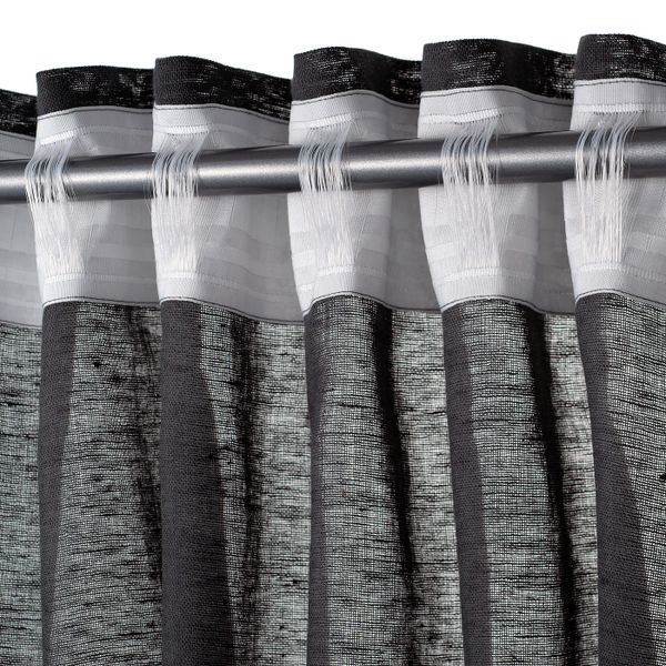 Гардины, 2 шт., серый 145x300 см IKEA LENAKARIN ЛЕНАКАРИН 404.938.30 - фото 3