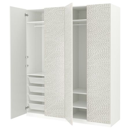 Гардероб, комбинация IKEA PAX ПАКС, MISTUDDEN 195.229.62