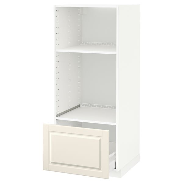 Высокий шкаф с ящиком для духовки, СВЧ, 60x60x140 cm IKEA METOD МЕТОД, MAXIMERA МАКСИМЕРА 299.255.62 - фото 3