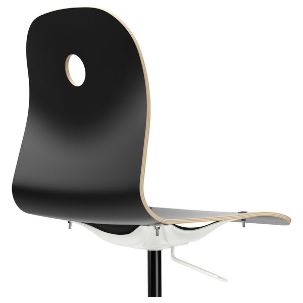 Рабочий стул ВОГСБЕРГ / СПОРРЕН, черный, белый - фото 3