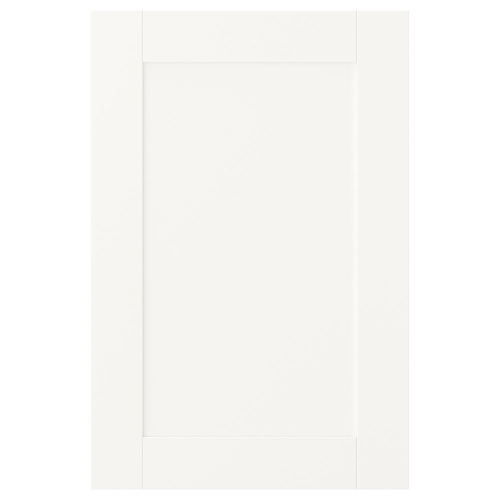 Дверца с петлями, белый, 40x60 см IKEA SANNIDAL САННИДАЛЬ 592.430.25 - фото 1