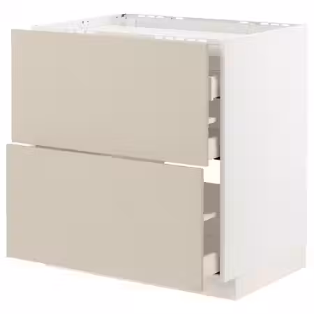 METOD / MAXIMERA Шкаф д/варочной панели/2фасада/3ящ