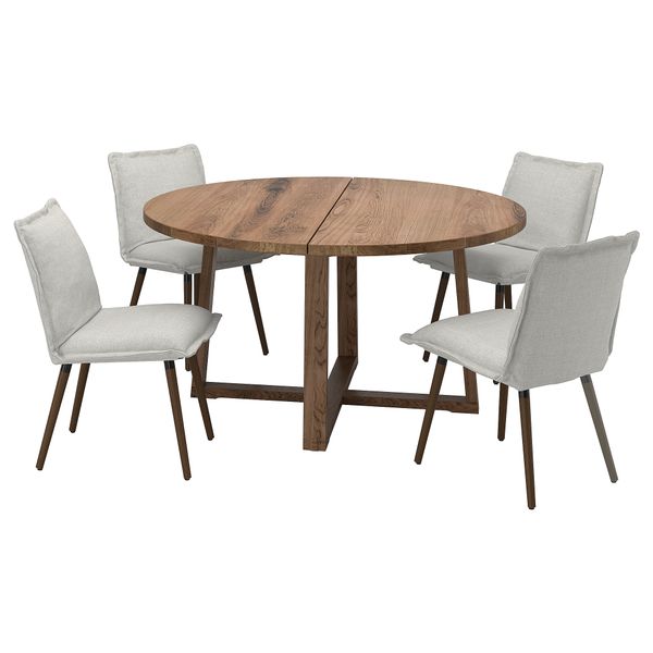 Стол и 4 стула IKEA KLINTEN, MÖRBYLÅNGA МОРБИЛОНГА 195.059.05 - фото 1
