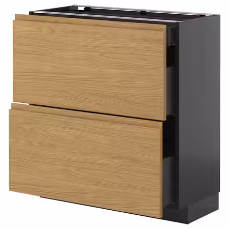 METOD / KNIVSHULT Напольный шкаф/2 фасада/3 ящика