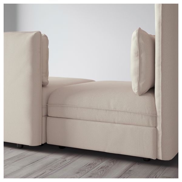 3-местный диван-кровать ВАЛЛЕНТУНА, Оррста бежевый - фото 3