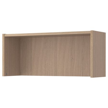 Верхняя полка, 80x28x35 см, дубовый шпон, беленый IKEA BILLY БИЛЛИ 004.042.80