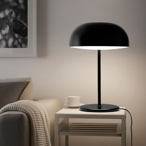Лампа настольная, антрацит IKEA NYMÅNE НИМОНЕ 004.151.70 - фото 2