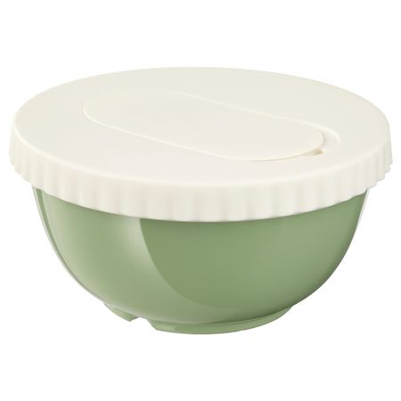 Миска с крышкой АЛЛЕХАНДА, зеленый (2 л)