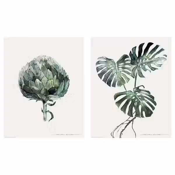 BILD Постер - Зеленые листья 40x50 см - фото 1