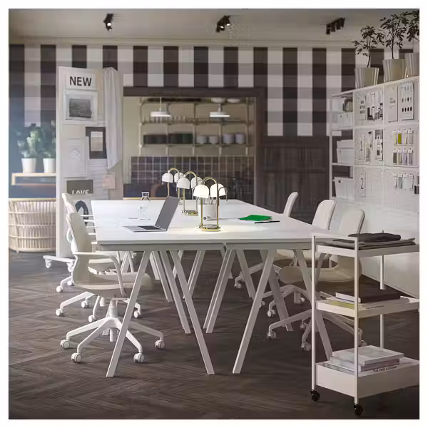 NISSAFORS Тележка - бежевый 50.5x30x83 см - фото 4