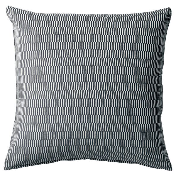Подушка СТОКГОЛЬМ 2017, в полоску серый, белый (50x50 см) - фото 1