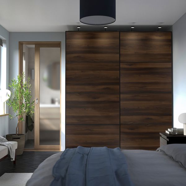 Пара раздвижных дверей IKEA, 200x236 см, дополнительный ракурс - схема-чертеж с размерами