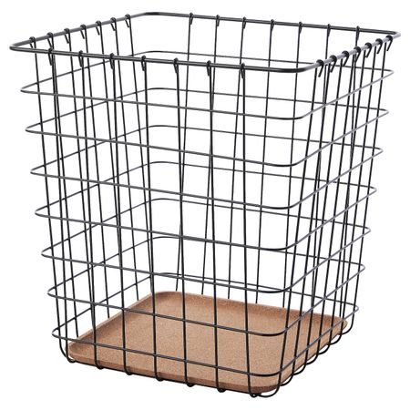 Корзина для бумаг, черный 20 л IKEA PLEJA ПЛЕЙА 204.114.68