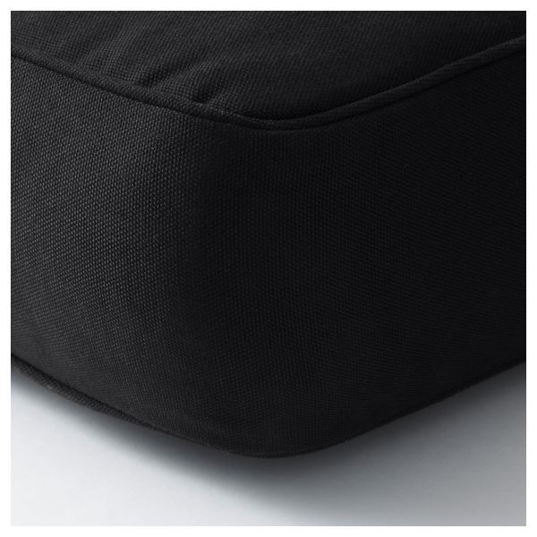 Подушка на сиденье для садовой мебели КУНГСЭ, черный (62x62 см) - схема-чертеж с размерами