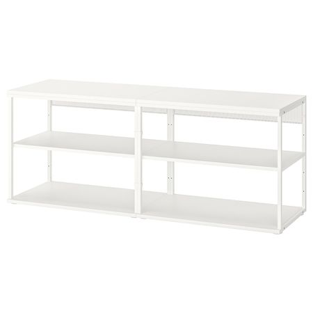 Открытый стеллаж, белый 160x40x63 см IKEA OPPHUS ОПХУС 093.252.88