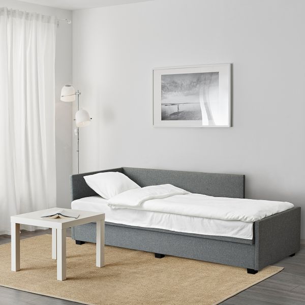 Кровать-кушетка, Сандсбру серый 80x200 см IKEA NÄRSNES НЭРСНЕС 105.186.48 - фото 3