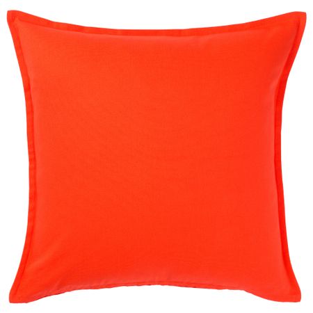Чехол на подушку ГУРЛИ, ярко-оранжевый (50x50 см)