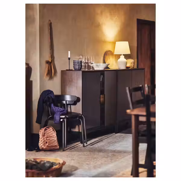 BLIDVÄDER Лампа настольная - белый с оттенком керамика/бежевый 50 см - фото 7