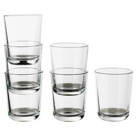 Стакан ИКЕА/365+, прозрачное стекло (20 сл)