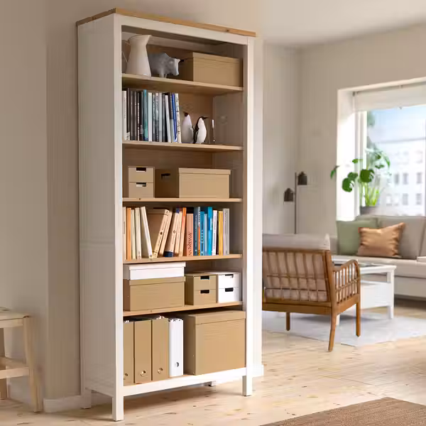 GÄRDESGÅRD ГЭРДЕСГОРД Коробка с крышкой - естественный 25x35x16 см - фото 6