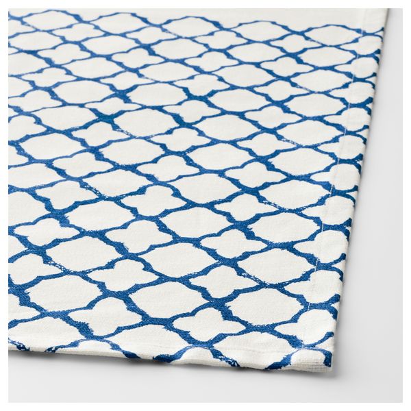 Полотенце кухонное СОММАР 2016, белый, синий (50x70 см) - схема-чертеж с размерами