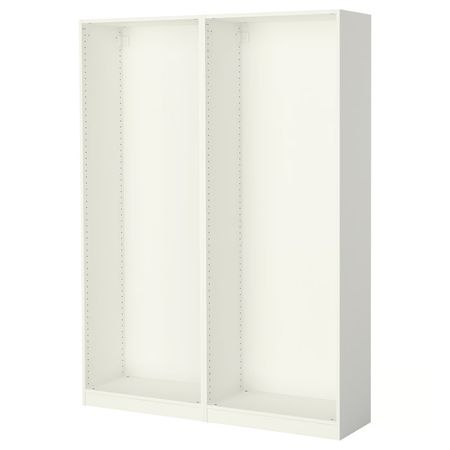 PAX 2 каркаса гардеробов - белый 150x35x201 см