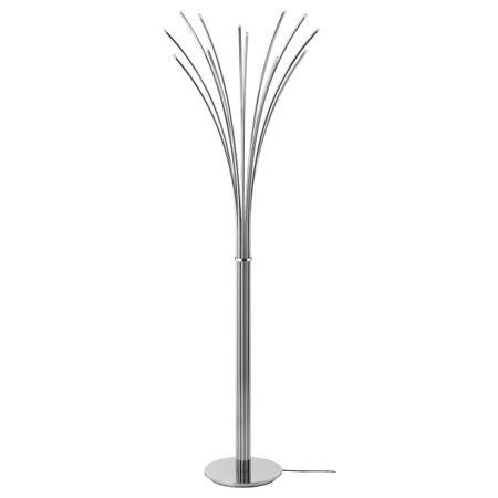 Светильник напольный, хромированный хромированный-черный IKEA ХОВНЭС 903.661.13