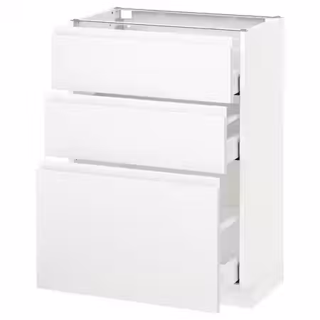 METOD / MAXIMERA Напольный шкаф с 3 ящиками