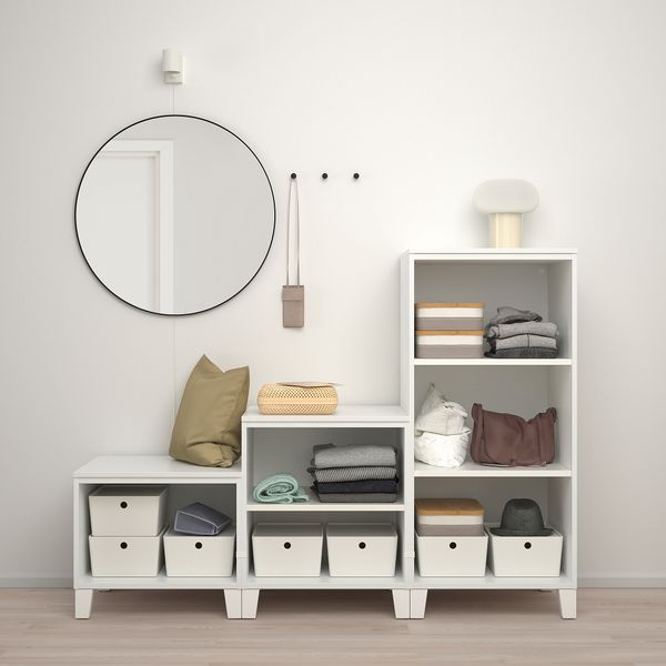 Гардероб с 3 дверцами, 180x57x133 cm IKEA PLATSA ПЛАТСАA ПЛАТСА 594.368.73 - схема-чертеж с размерами