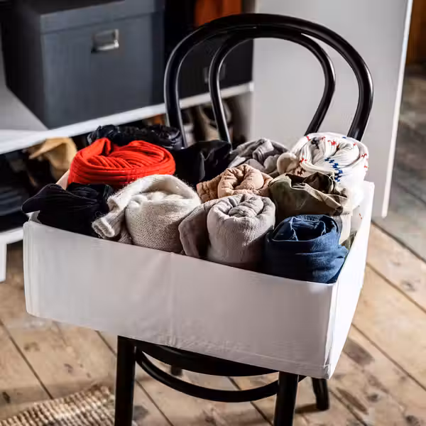 STUK Ящик с отделениями - белый 34x51x18 см - фото 4