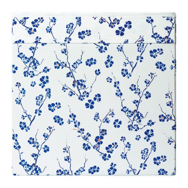 Коробка, белый, синий с цветочным орнаментом 33x38x33 см IKEA DRÖNA ДРЁНА 904.281.49 - схема-чертеж с размерами