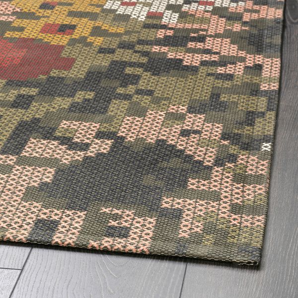 Ковер, безворсовый, цветочный орнамент 160x220 см IKEA DEKORERA ДЕКОРЕРА 104.722.21 - фото 3